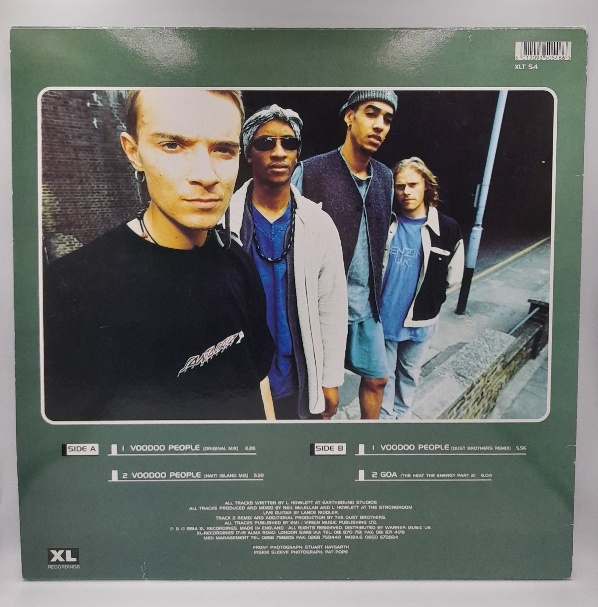 The Prodigy/Voodoo Peopleレコード12\"94年 The Prodigy/Voodoo Peopleレコード12 94年